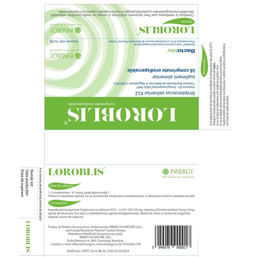 Loroblis, 16 Tabletten, Innergy