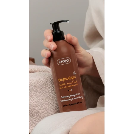 Ziaja Cupuacu bräunende Körperlotion mit Karité-, Paranuss- und Macadamiaölen, 300 ml