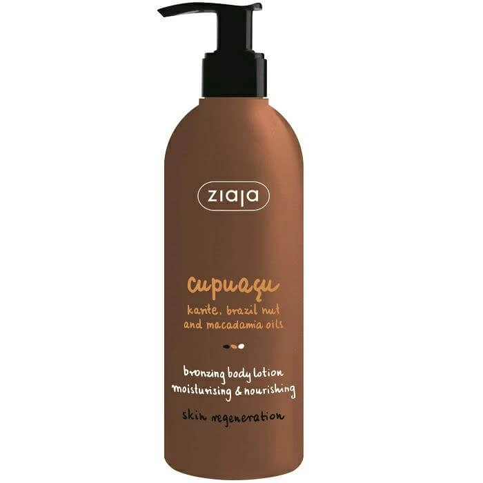 Ziaja Cupuacu bräunende Körperlotion mit Karité-, Paranuss- und Macadamiaölen, 300 ml