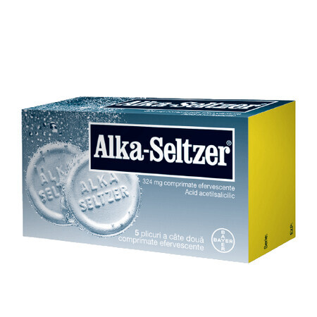 Alka-Seltzer 324 mg, 10 Brausetabletten, Bayer