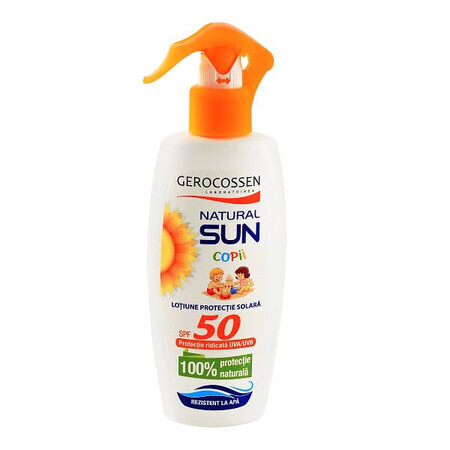 Lotiune de protectie solara pentru copii SPF 50, 200 ml, Gerocossen