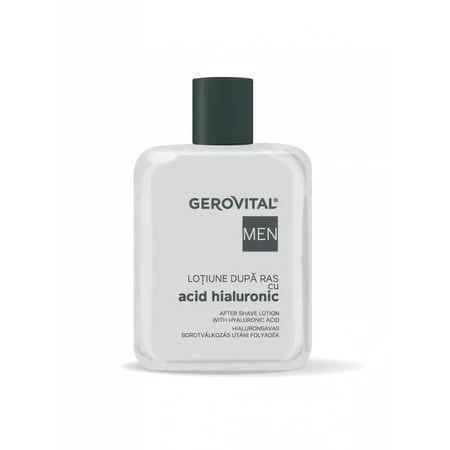 After shave lotion with hyaluronic acid Gerovital Men, 100 ml, Farmec