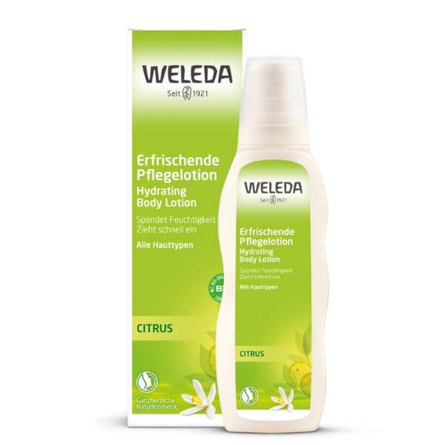 Lotiune hidratanta de corp cu citrice, 200 ml, Weleda