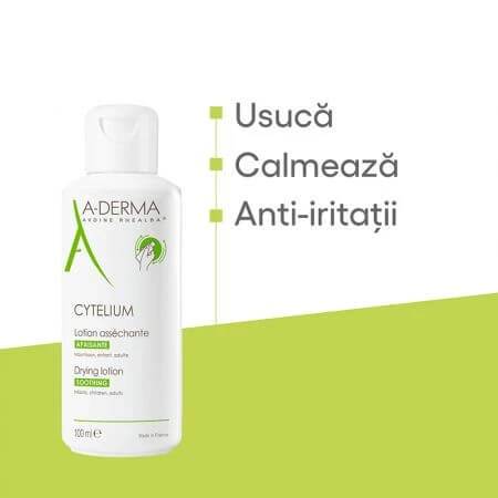 A-Derma Cytelium Lotion für gereizte Haut, 100 ml
