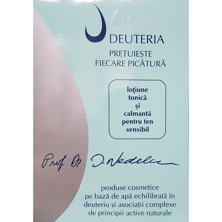 Lotiune tonica si calmanta pentru ten sensibil, 150 ml, Deuteria Cosmetics