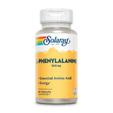 L-Phenylalanin 500mg Solaray, 60 Kapseln, Secom