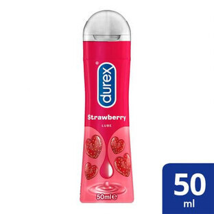 Erdbeer-Gleitmittel, 50 ml, Durex Play