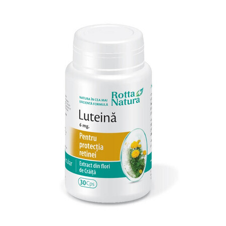 Lutein, 6 mg, 30 Kapseln, Rotta Natura