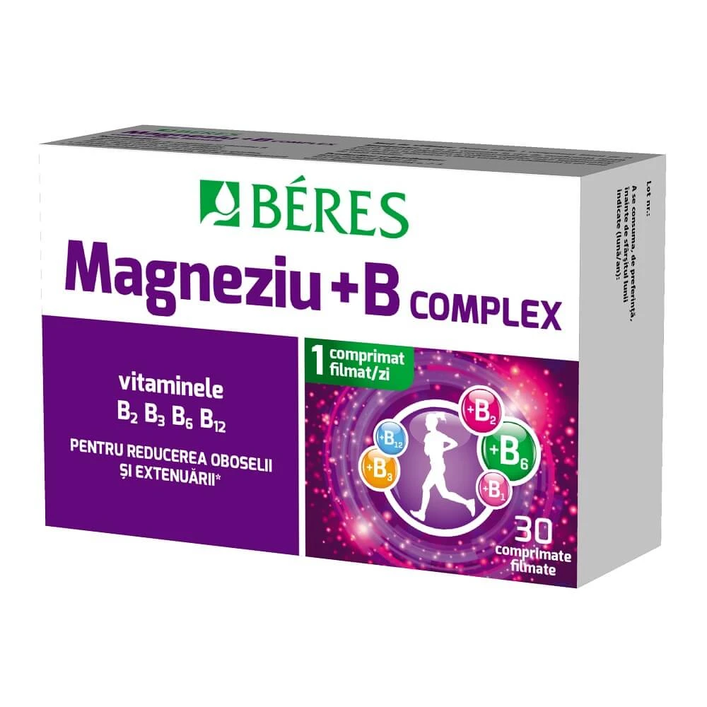 Magnesium + B-Komplex, 30 Filmtabletten, Beres Pharmaceuticals Co