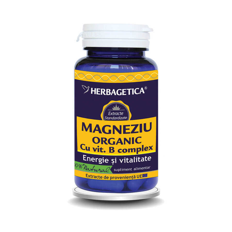 Bio-Magnesium mit Vitamin B-Komplex, 60 Kapseln, Herbagetica Bewertungen