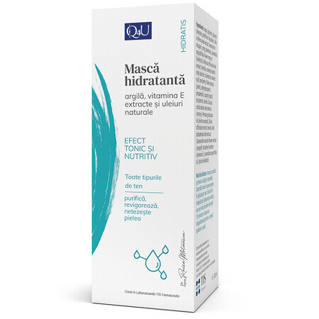 Mască hidratanta și tonifiantă NutriTis, 40 ml, Tis Farmaceutic