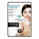 Textile Gesichtsmaske mit Anti-Aging-Effekt, 30 ml, Iroha