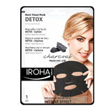 Textile Gesichtsmaske mit entgiftender Wirkung, 23 ml, Iroha