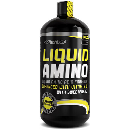 Amino Liquid Nitron mit Zitronengeschmack, 1000 ml, Biotech USA