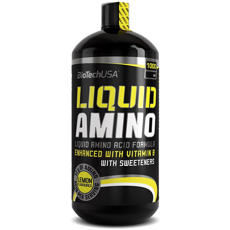 Amino Liquid Nitron mit Zitronengeschmack, 1000 ml, Biotech USA