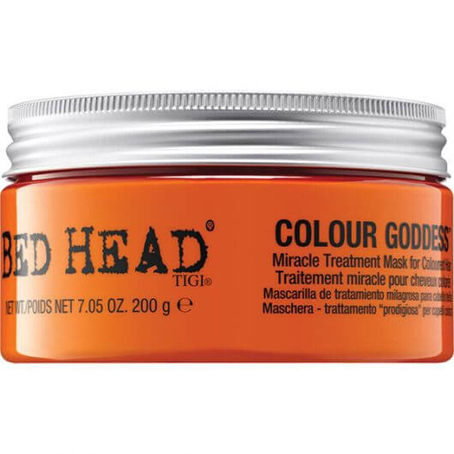 Mască pentru păr colorat Bed Head Styling Colour Goddess Oil Infused, 200 g, Tigi