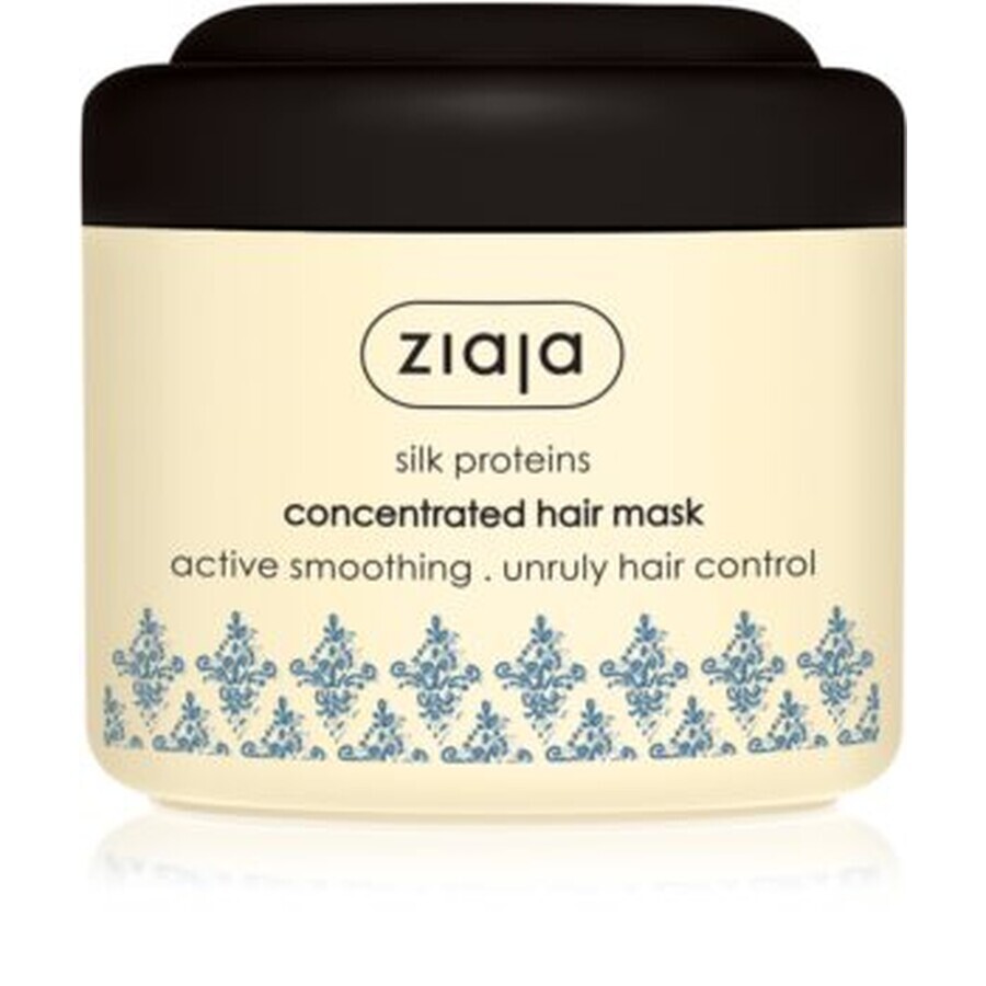 Maske für widerspenstiges und grobes Haar mit Seidenproteinen und Provitamin B5, 200 ml, Ziaja