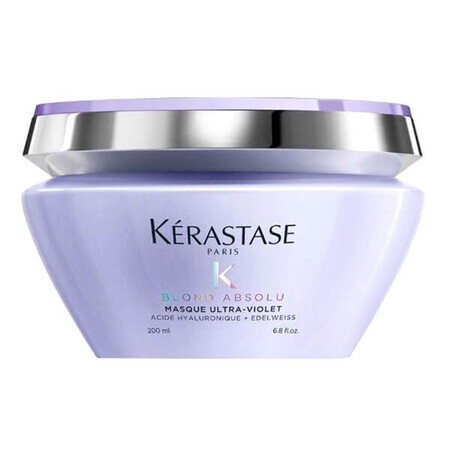 Violette Maske für blondes und gebleichtes Haar Blond Absolu Masque Ultra-Violet, 200 ml, Kerastase