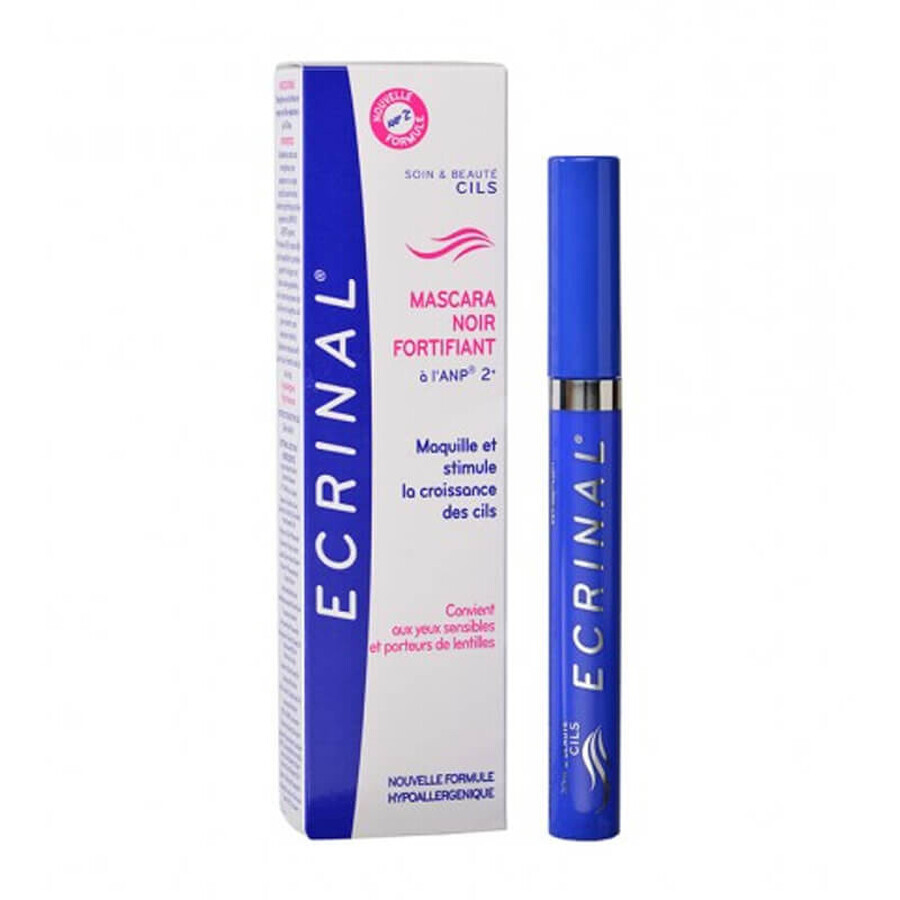 Seidenmascara, die die Wimpern perfekt trennt, Ecrinal schwarz, 7 ml, Asepta