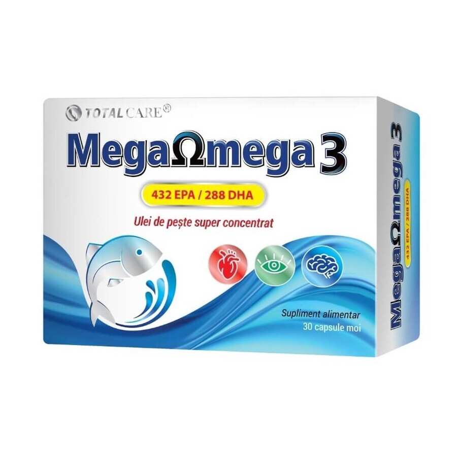 Mega Omega 3, 30 Weichkapseln, Cosmopharm