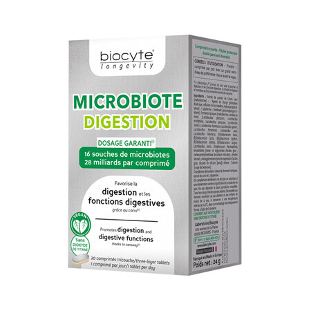 Microbiote Digestion, 20 comprimate, Biocyte