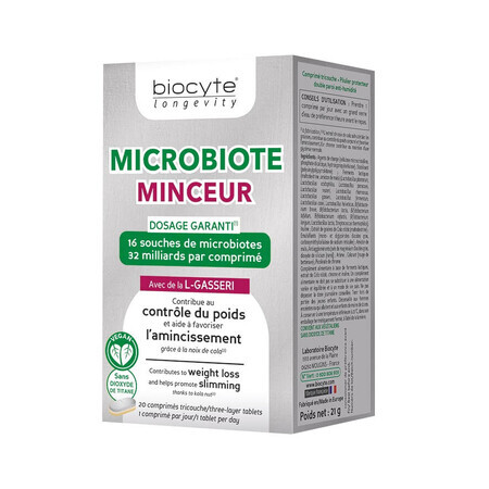 Microbiote Minceur, 20 comprimate, Biocyte