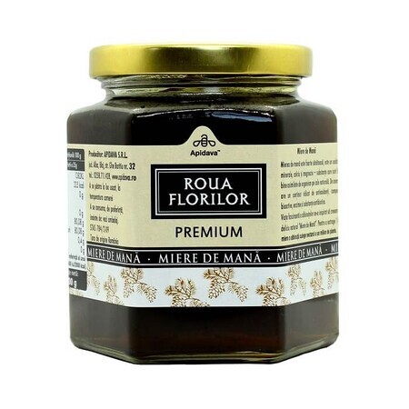 Mierea de mana premium Roua Florilor, 500 g, Apidava