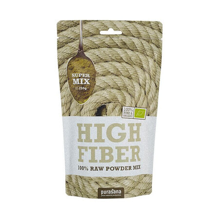 Mix organic bogat in fibre 100% organic, 250 g, Purasana