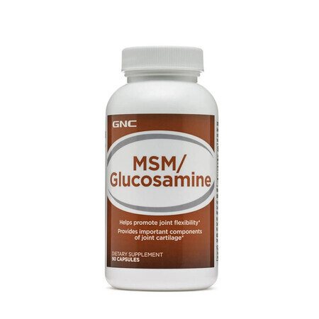 MSM und Glucosamin 500 mg (156012), 90 Kapseln, GNC