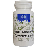 Multi Mineral Complex and D3, 60 capsules, Natura+