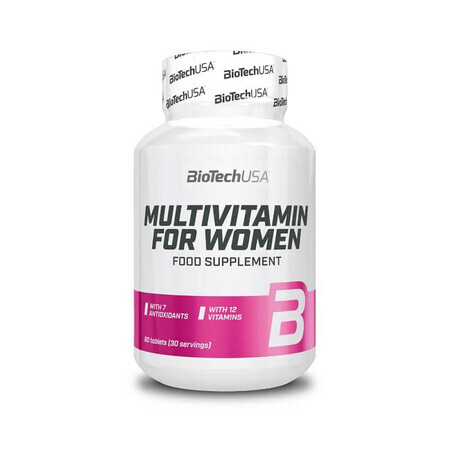 Multivitamine pentru femei, 60 tablete, BioTechUSA