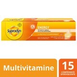 Supradyn Energy, Multivitamine, 15 Brausetabletten, Bayer