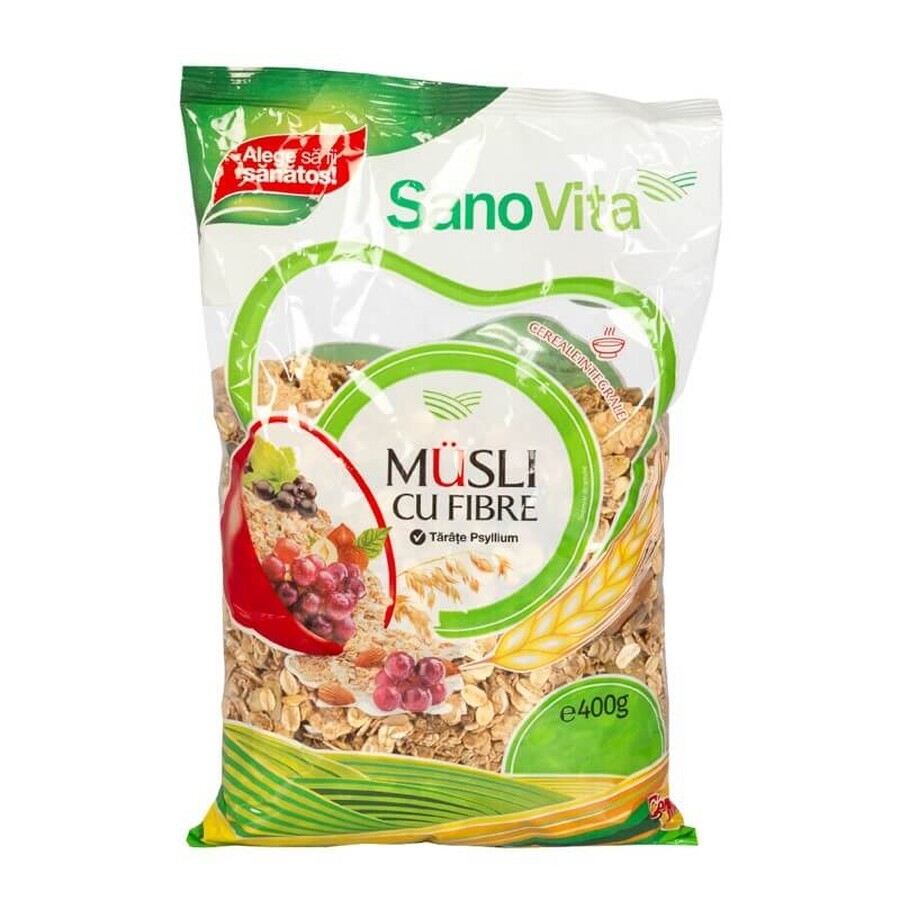 Musli mit Ballaststoffen, 400 g, Sanovita