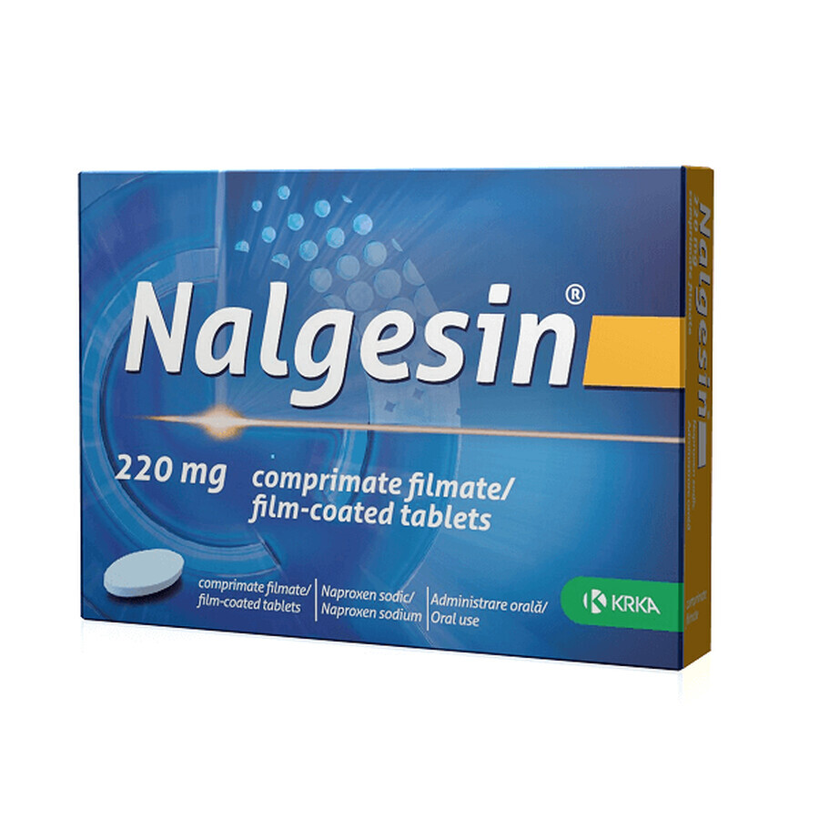 Nalgesin 220 mg, 20 Tabletten, Krka