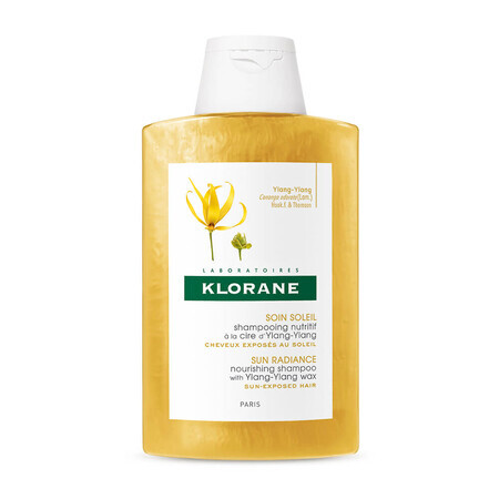 Șampon cu ylang-ylang pentru păr expus la soare, 200 ml, Klorane