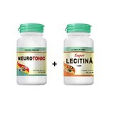 Neurotonic, 30 capsule + Superlecitină, 30 capsule, Cosmopharm