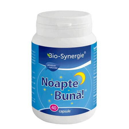 Buenas noches, 40 cápsulas, Bio-Synergie