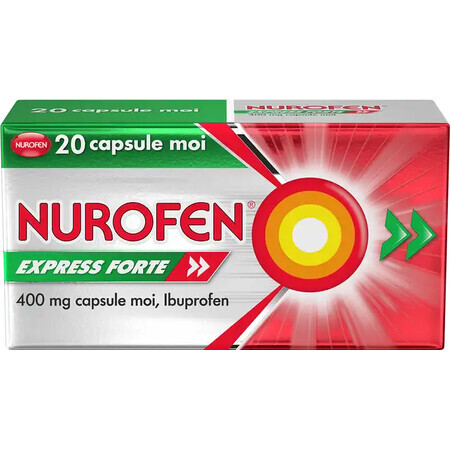Nurofen Express Forte 400 mg, 20 Kapseln, Reckitt Benckiser Healthcare