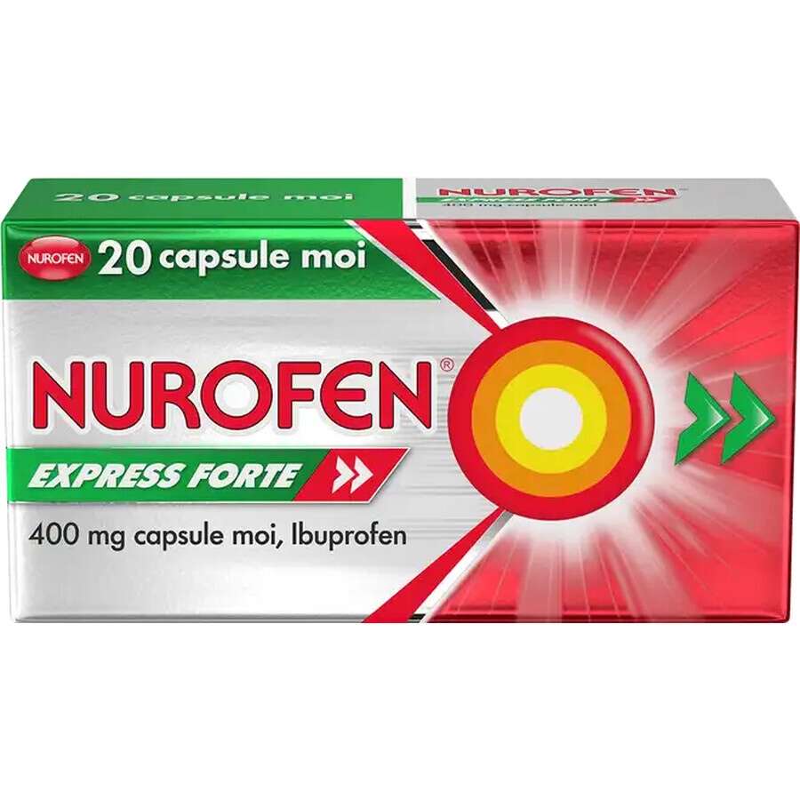 Nurofen Express Forte 400 mg, 20 Kapseln, Reckitt Benckiser Healthcare Bewertungen