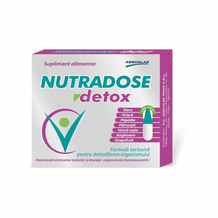 Nutradose detox, 7 fiole, Aesculap