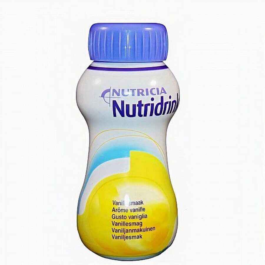 Nutridrink cu aroma de vanilie, 200 ml, Nutricia