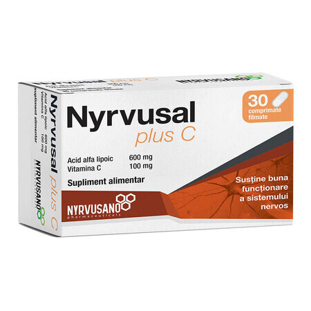 Nyrvusal plus C, 30 comprimate, Nyrvusano