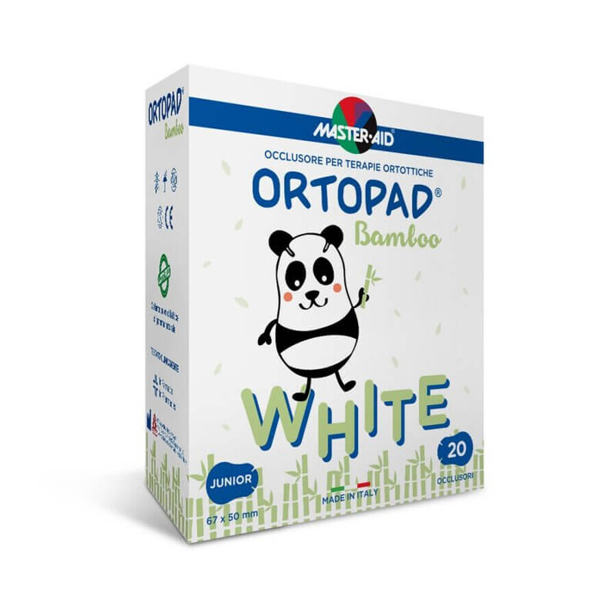 ORTOPAD Weiß Master-Aid Medium, 76x54 mm, 50 Stück, Pietrasanta Pharma