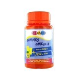 Omega 3 für Kinder mit Zitronengeschmack, 60 Gummibärchen, Pediakid