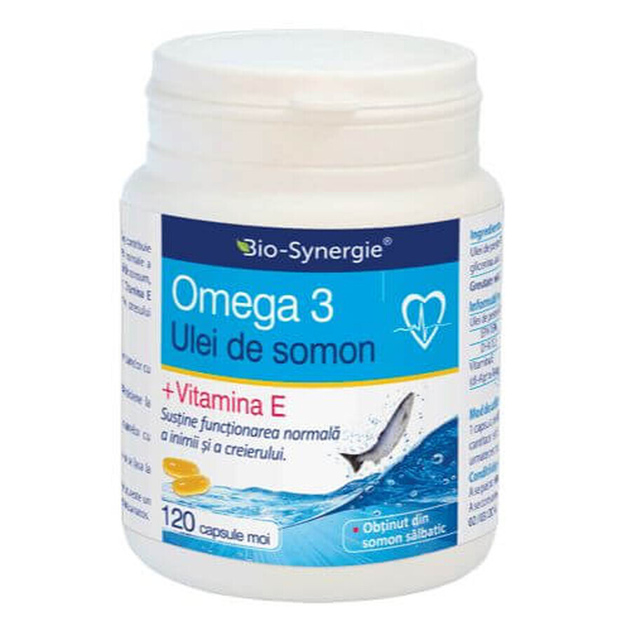 Omega 3 ulei de somon + vitamina E, 120 capsule, Bio Synergie Bewertungen