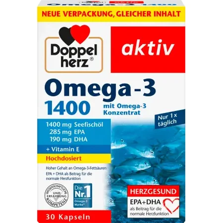 Omega-3 1400, 30 de comprimate, Doppelherz
