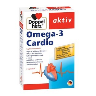 Omega-3 Cardio, 60 Kapseln, Doppelherz