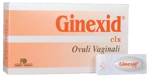 Vaginal-Ovula Ginexid clx, 10 Stück, Farma-Derma