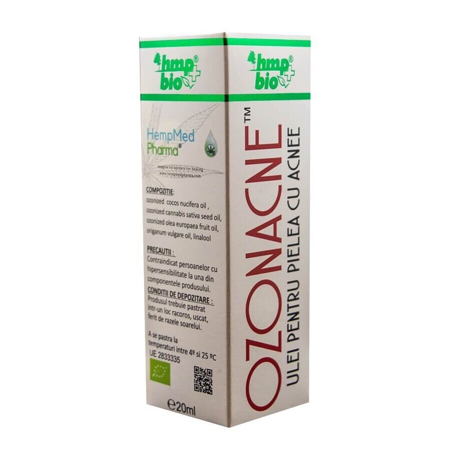 Ozonanzöl für Haut mit Akne, 20 ml, HempMed Pharma