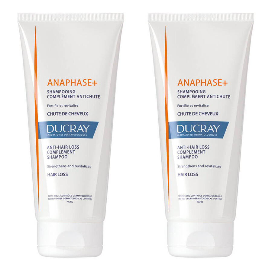 Anaphase Revitalisierendes und stärkendes Shampoo-Paket, 200 ml + 200 ml, Ducray